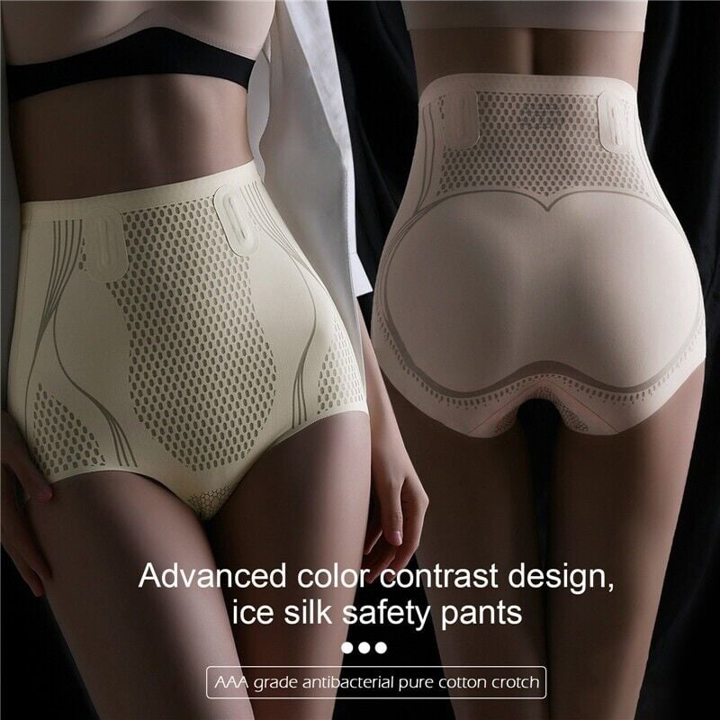 🏆 48% korting 🎁 Ice Silk Ion Fibre Repair Shaping Shorts, onderbroek met buikcontrole