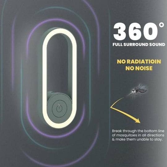 2024 Hot Sale Frequentieconversie Ultrasone muggenmoordenaar met LED-slaaplicht