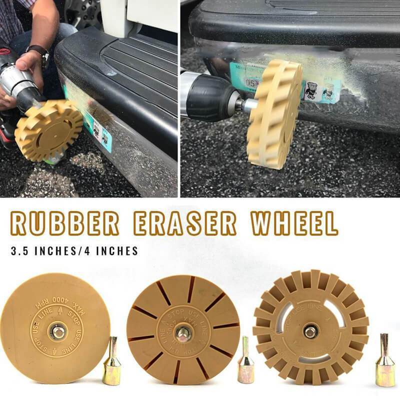 Balance Weight Pneumatic Rubber Grinding Removal Wheel
