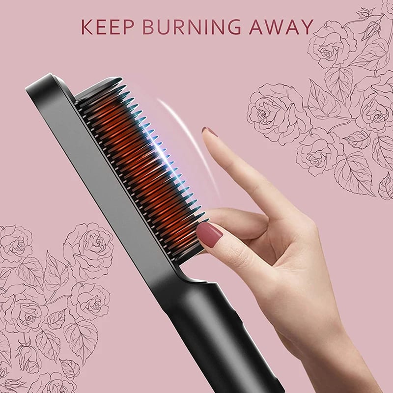 ✨Uitverkoop 50% korting💥--Negatieve Ion Hair Straightener Styling Kam💇♀