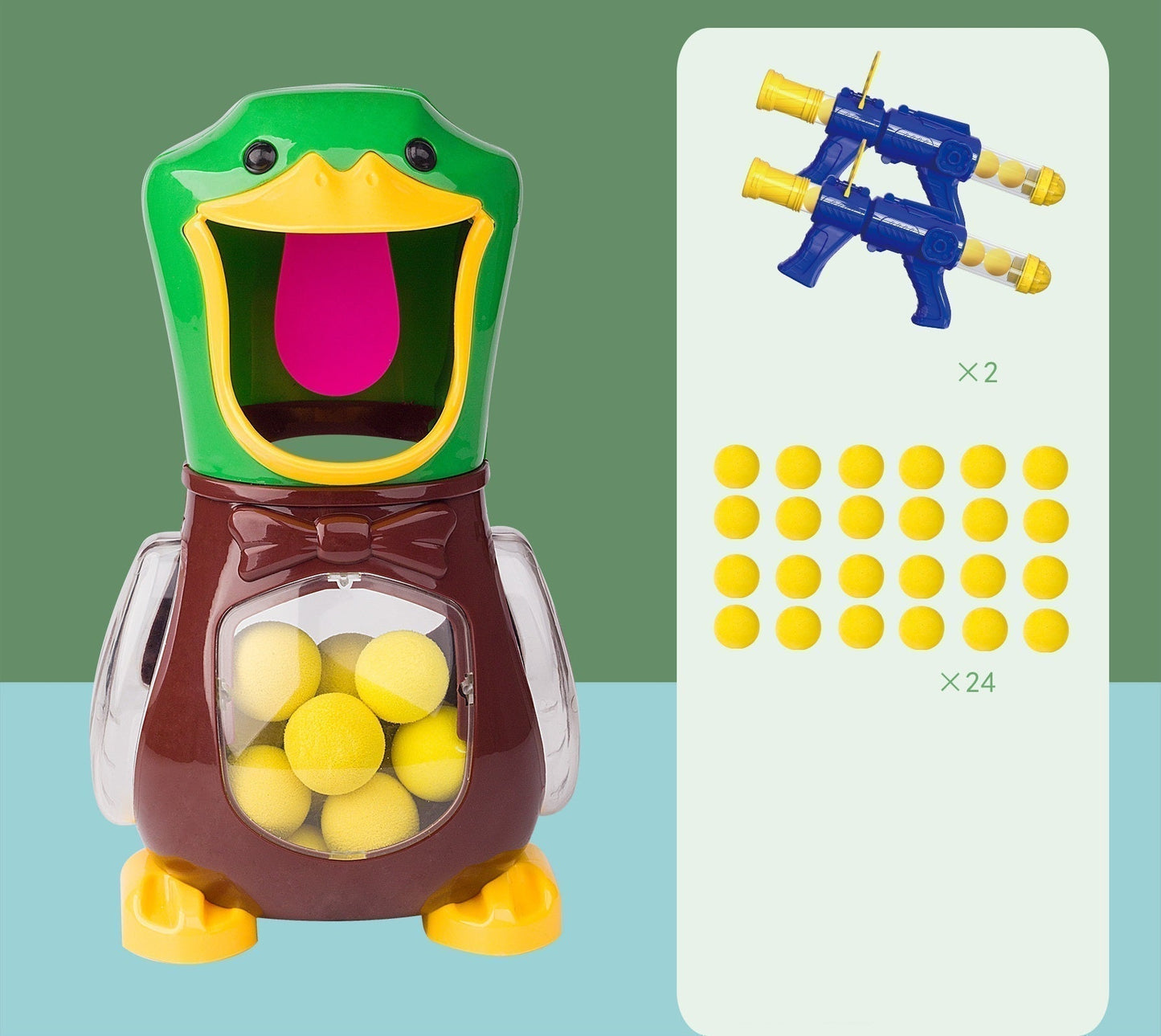 🎁Hungry Duck Shooting Toy Set (🎄Christmas Sale🎅))