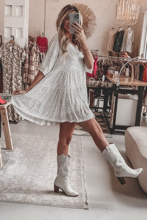 Zomerse Casual Pailletten Feestjurk