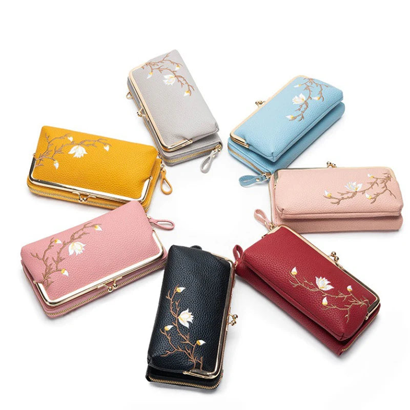 Crossbody mobiele telefoon portemonnee voor vrouwen