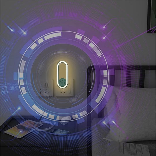 2024 Hot Sale Frequentieconversie Ultrasone muggenmoordenaar met LED-slaaplicht