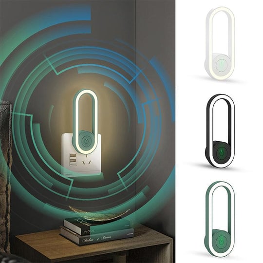 2024 Hot Sale Frequentieconversie Ultrasone muggenmoordenaar met LED-slaaplicht