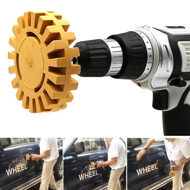 Balance Weight Pneumatic Rubber Grinding Removal Wheel