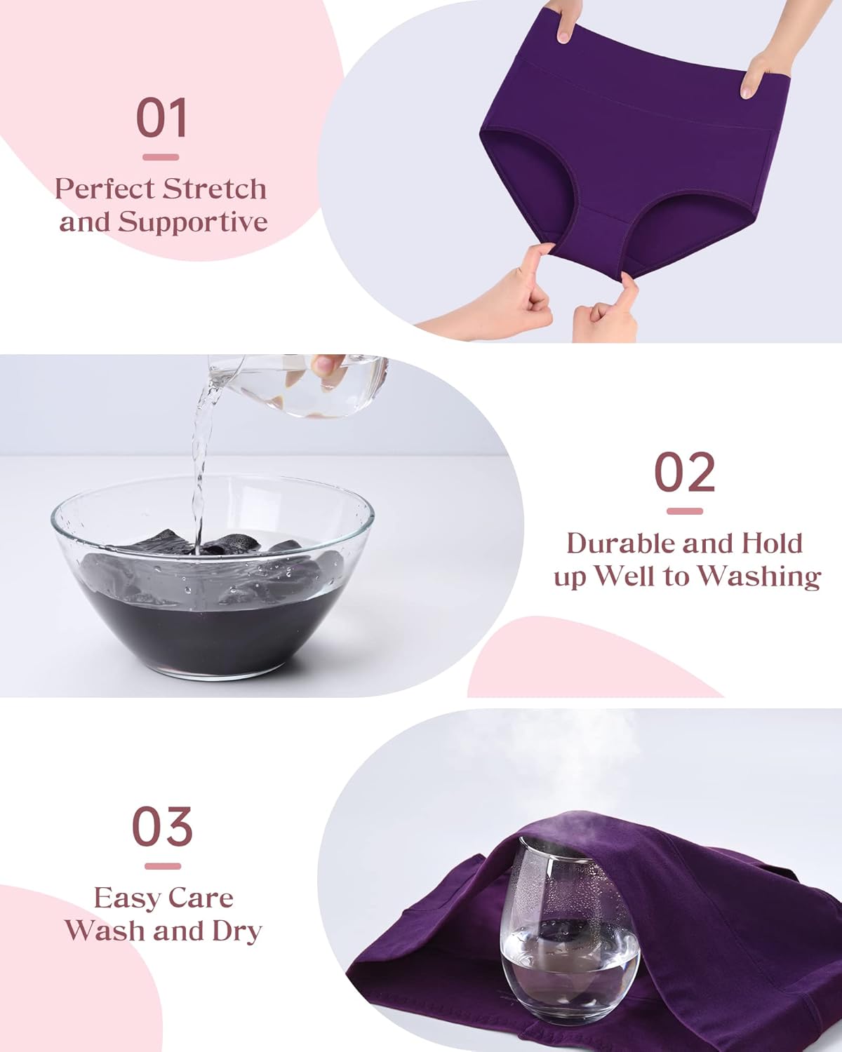 🎁Koop 1 Krijg 5 Pakjes✨Meer dan Grote Heup Opheffende Katoenen Slipjes voor Vrouwen