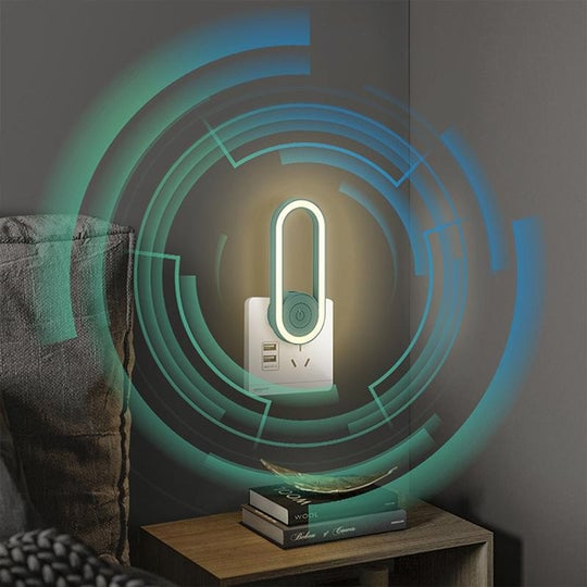 2024 Hot Sale Frequentieconversie Ultrasone muggenmoordenaar met LED-slaaplicht