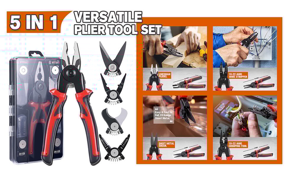 🎁 Hot sale 49% korting ⏳ 5 in 1 veelzijdige gereedschapset voor alle doeleinden