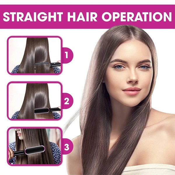 ✨Uitverkoop 50% korting💥--Negatieve Ion Hair Straightener Styling Kam💇♀