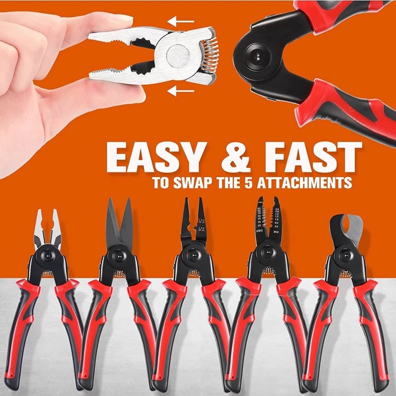 🎁 Hot sale 49% korting ⏳ 5 in 1 veelzijdige gereedschapset voor alle doeleinden