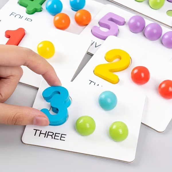 Colorful Silicone Digital Learning Game Set