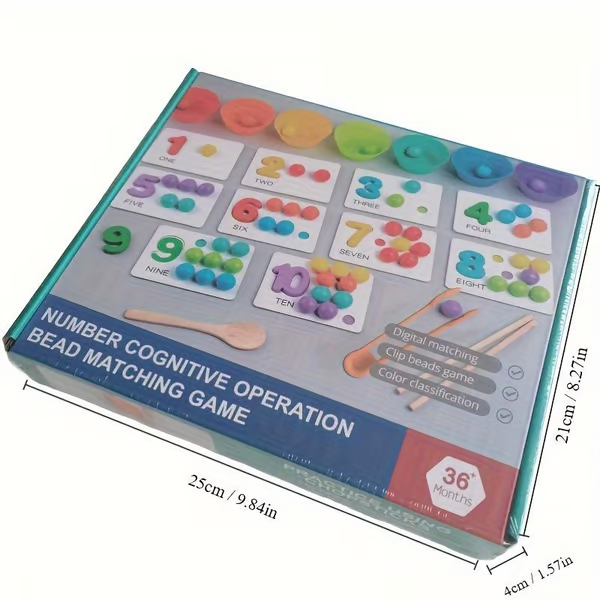 Colorful Silicone Digital Learning Game Set