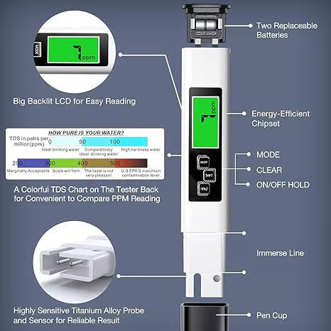 TDS Meter Digital Water Quality Tester