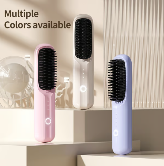 USB Draadloze Negatieve Ion Hair Straightening Kam (50% UIT)