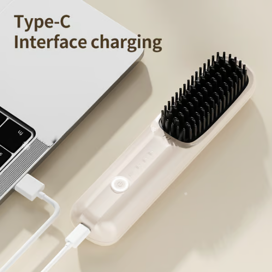 USB Draadloze Negatieve Ion Hair Straightening Kam (50% UIT)