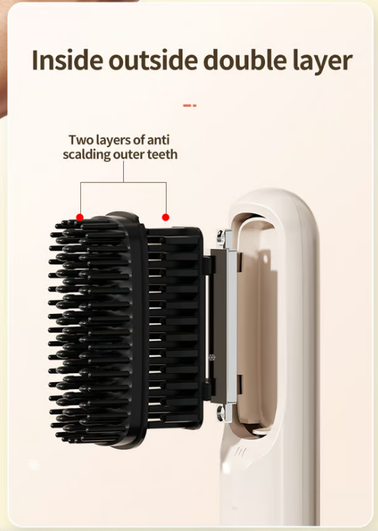 USB Draadloze Negatieve Ion Hair Straightening Kam (50% UIT)