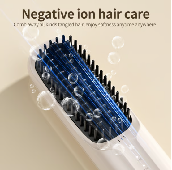 USB Draadloze Negatieve Ion Hair Straightening Kam (50% UIT)