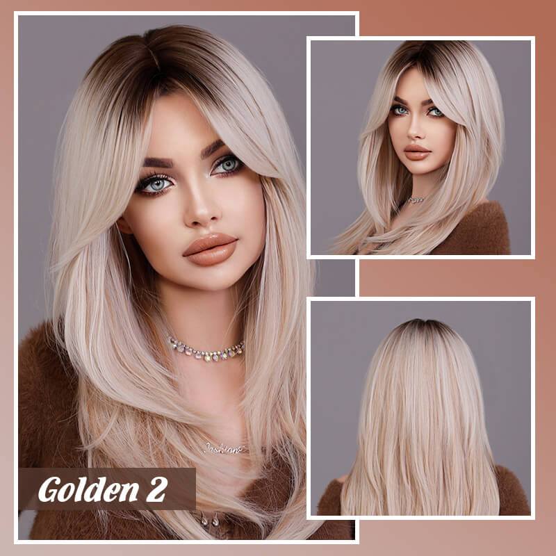 💕HOT SALE💕48%OFF✨Wig long hair Layered bangs wigs