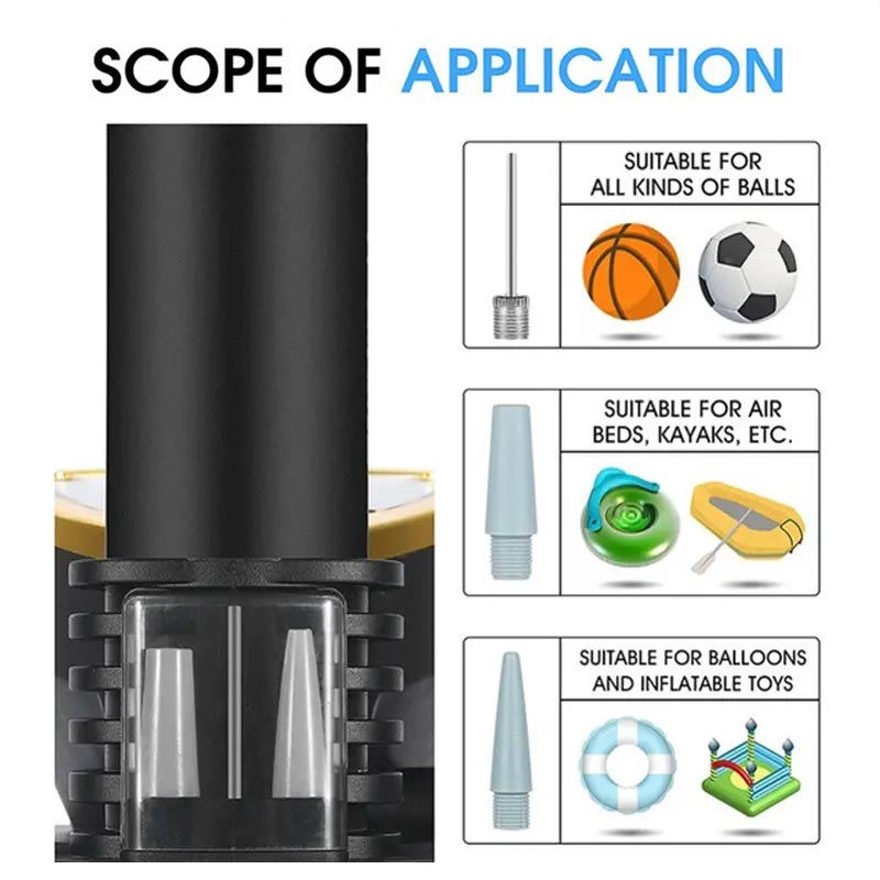 ✨Bicycle Air Pump with Pressure Gauge