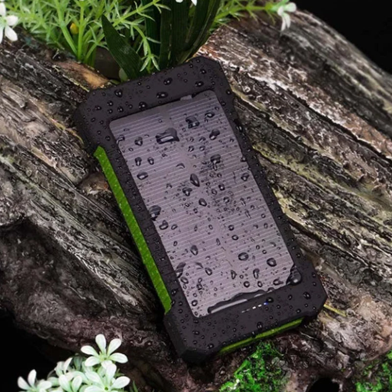 (🔥Fri leverans🔥)Portable Solar Power Bank with Built-In Cables