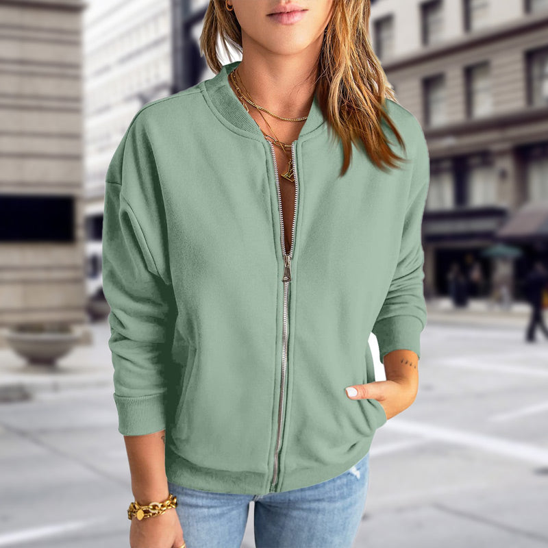 Nieuw product hete verkoop 49% korting❤️🔥Casual damesjack met rits