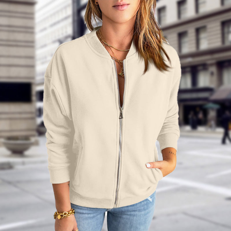 Nieuw product hete verkoop 49% korting❤️🔥Casual damesjack met rits