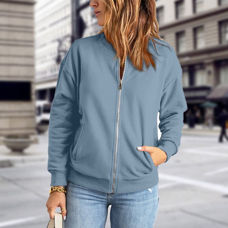 Nieuw product hete verkoop 49% korting❤️🔥Casual damesjack met rits