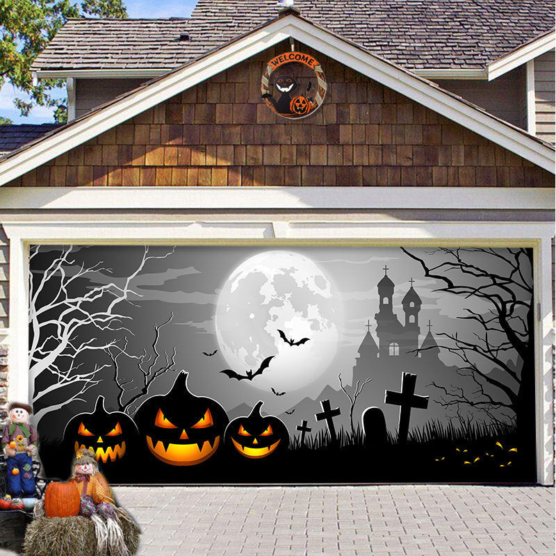 Last Day Sale 49% OFF - Halloween 2024 Garagentor Dekoration