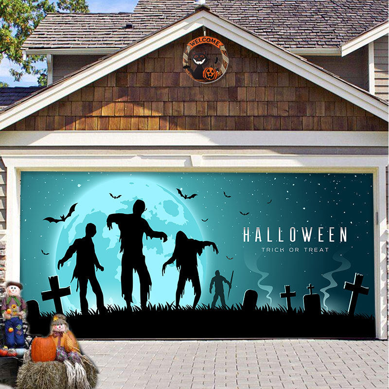 Last Day Sale 49% OFF - Halloween 2024 Garagentor Dekoration