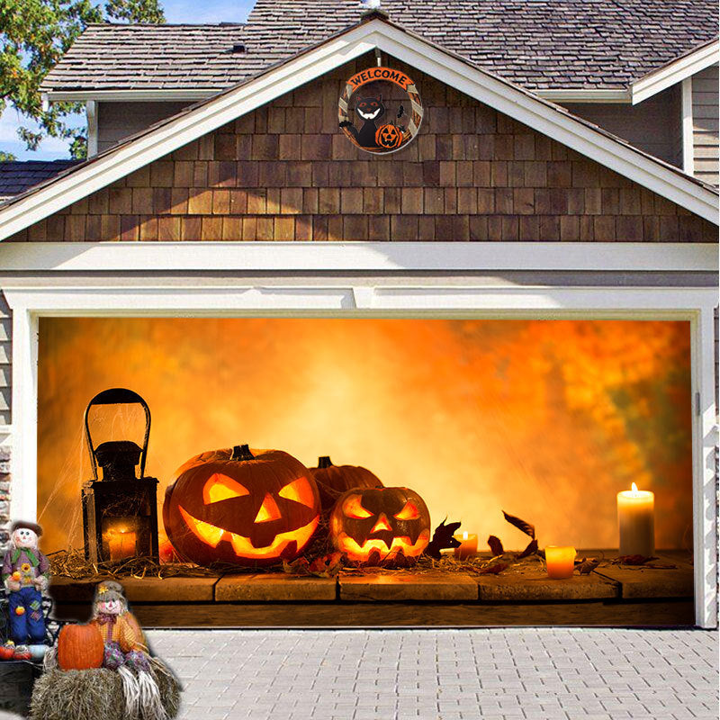 Last Day Sale 49% OFF - Halloween 2024 Garagentor Dekoration