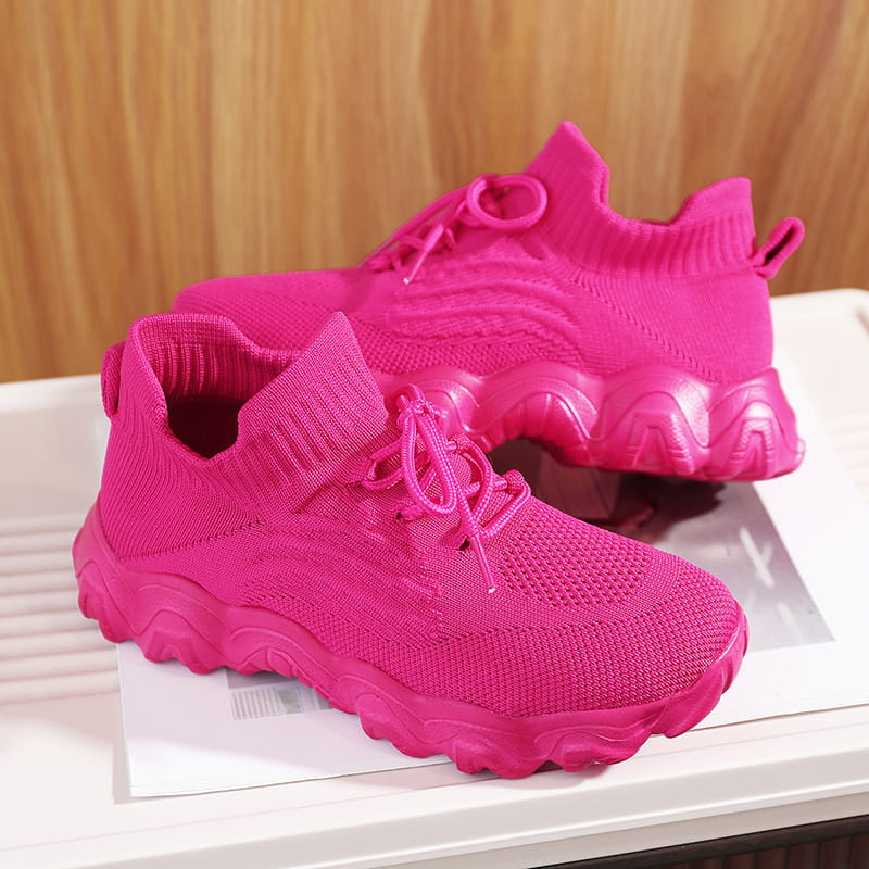 HOT SALE 49% UIT Ultracomfortabele ademende vetersneaker voor dames