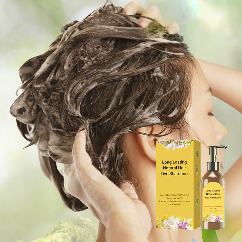 🌿 Langdurige Natuurlijke Haarverf Shampoo✨