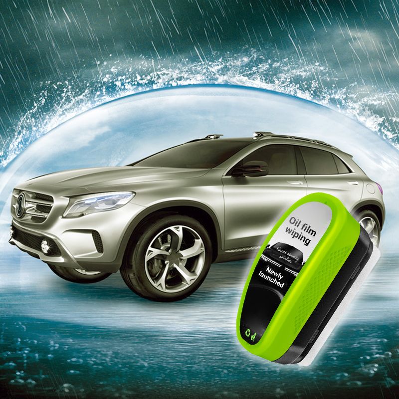 Nieuw 2.0 Groen Oliefilmdoekje Krachtige verwijdering van oliefilm & kristalcoating 🚗💧