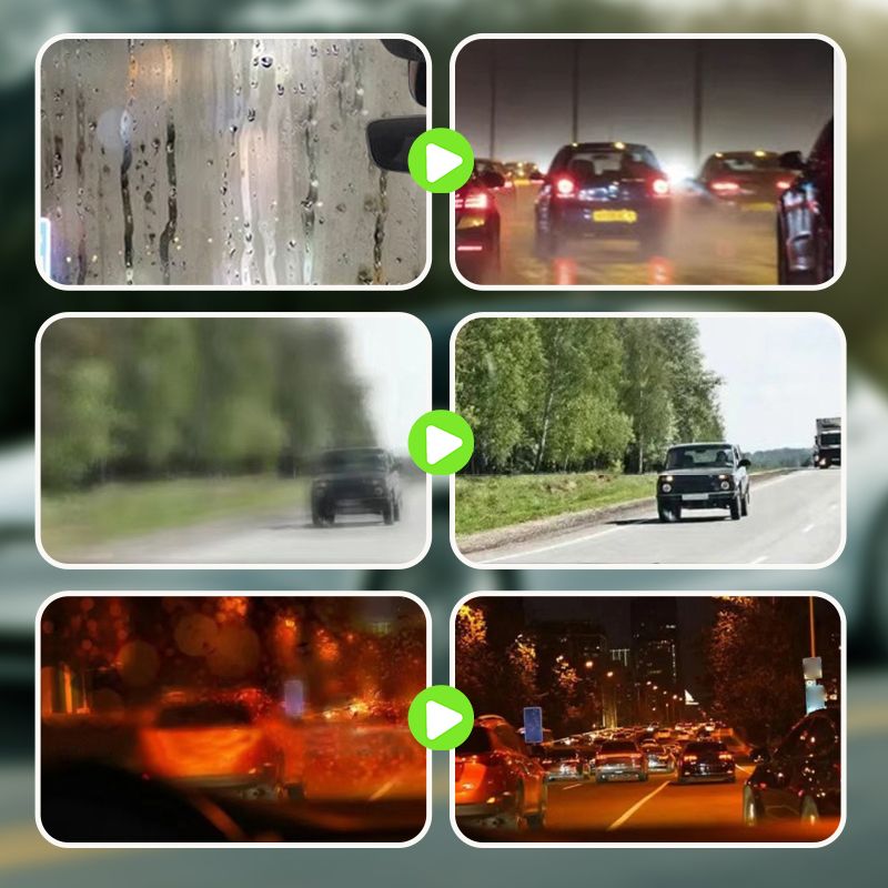 Nieuw 2.0 Groen Oliefilmdoekje Krachtige verwijdering van oliefilm & kristalcoating 🚗💧