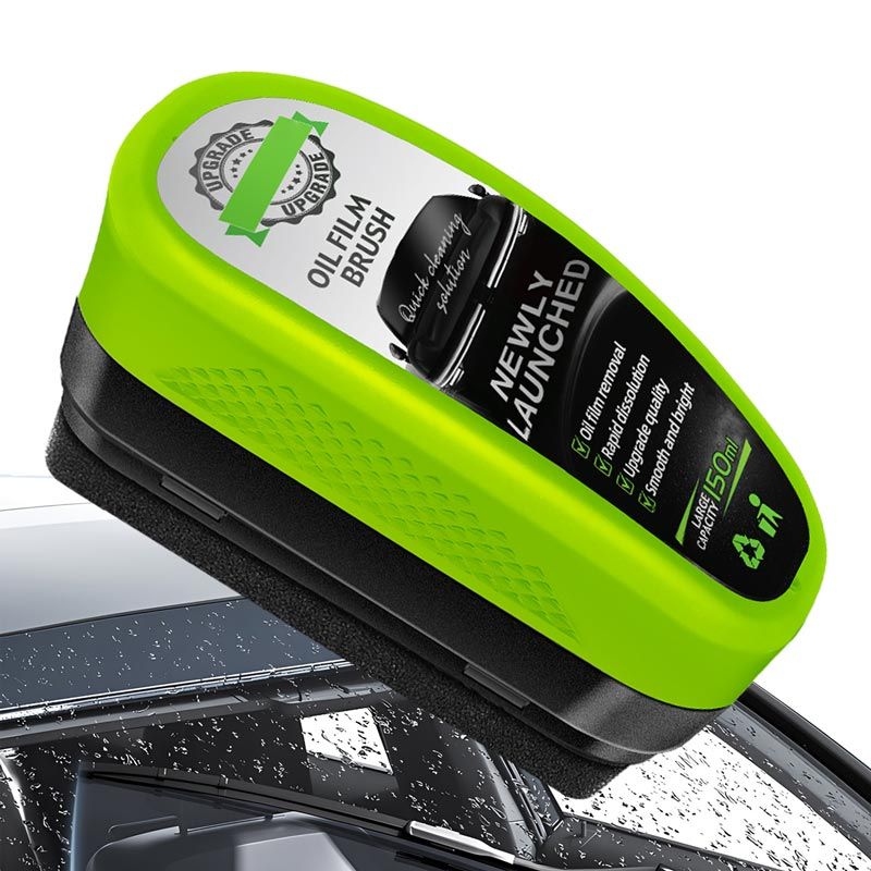 Nieuw 2.0 Groen Oliefilmdoekje Krachtige verwijdering van oliefilm & kristalcoating 🚗💧