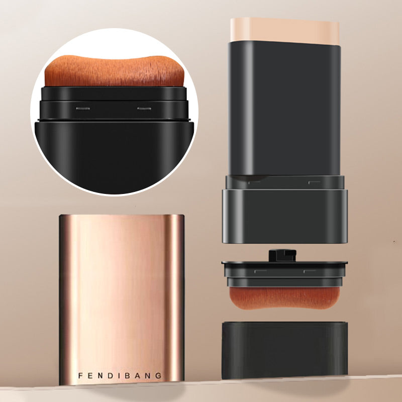 Natural Matte Finish Foundation Stick With Brush