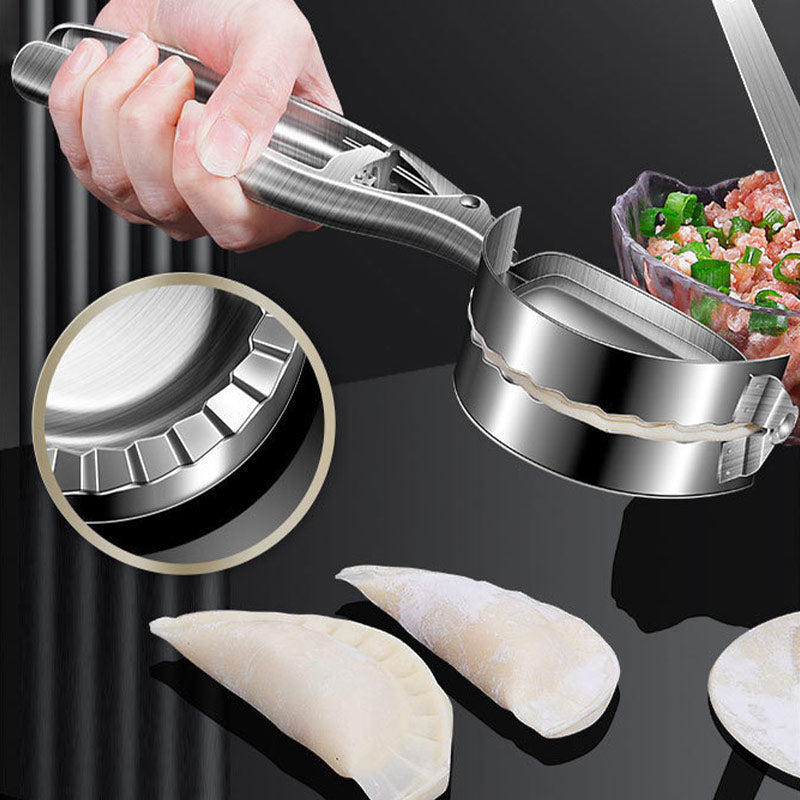 ✨🧑🍳Verfraai je kookkunst - 👍Duurzame roestvrijstalen knoedelvormclip