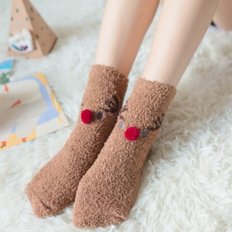🎄 Kerstverkoop- 49% UIT 🎁 Schattige Kerstmis Stijl Verdikte Warme Sokken