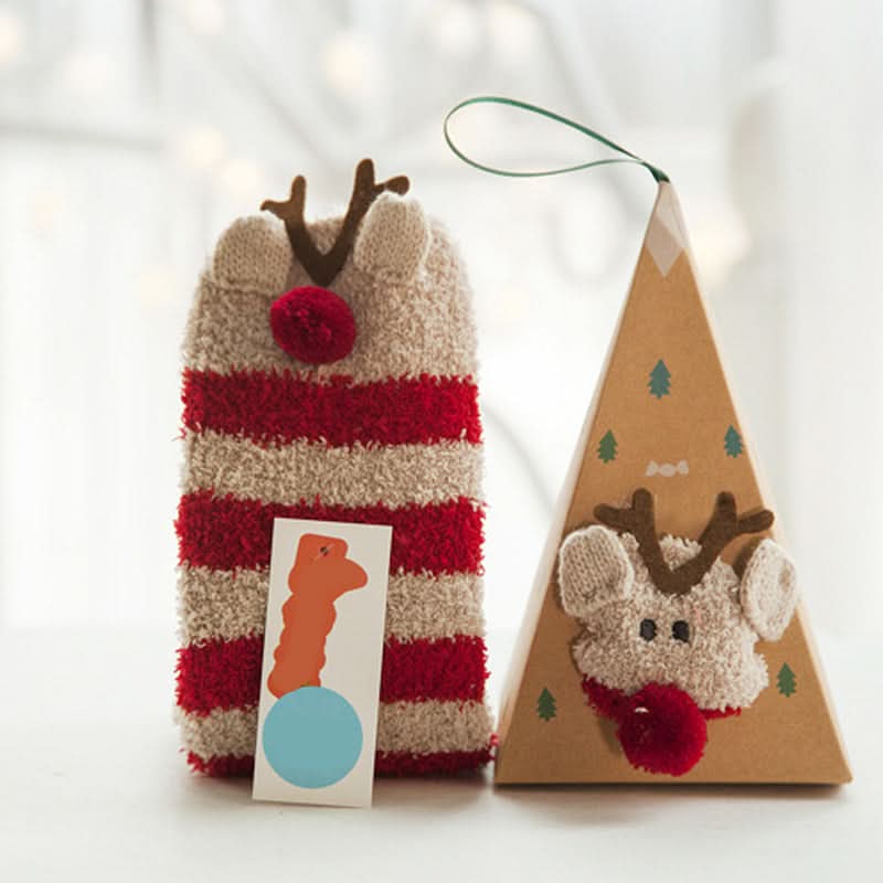 🎄 Kerstverkoop- 49% UIT 🎁 Schattige Kerstmis Stijl Verdikte Warme Sokken