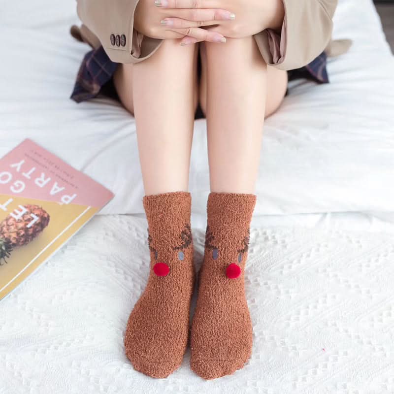 🎄 Kerstverkoop- 49% UIT 🎁 Schattige Kerstmis Stijl Verdikte Warme Sokken
