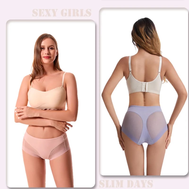 🌺🌺Naadloze ijszijde bodyconslip met hoge taille