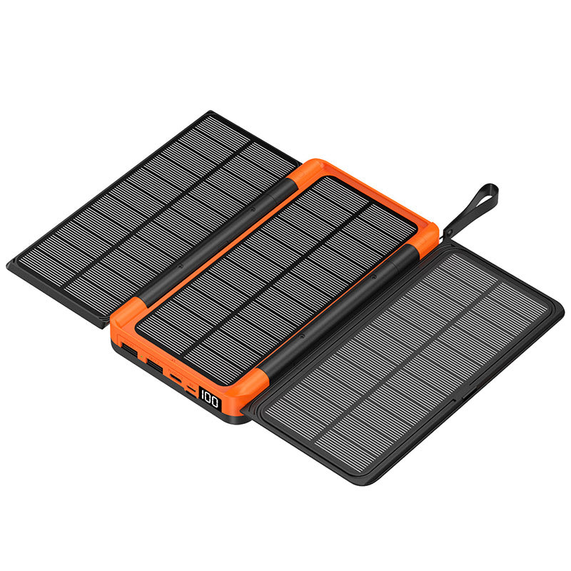 🔥Gratis bezorging🔥Opvouwbare zonne-oplader met grote capaciteit voor buitengebruik