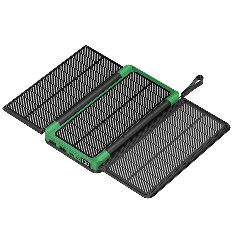 🔥Gratis bezorging🔥Opvouwbare zonne-oplader met grote capaciteit voor buitengebruik