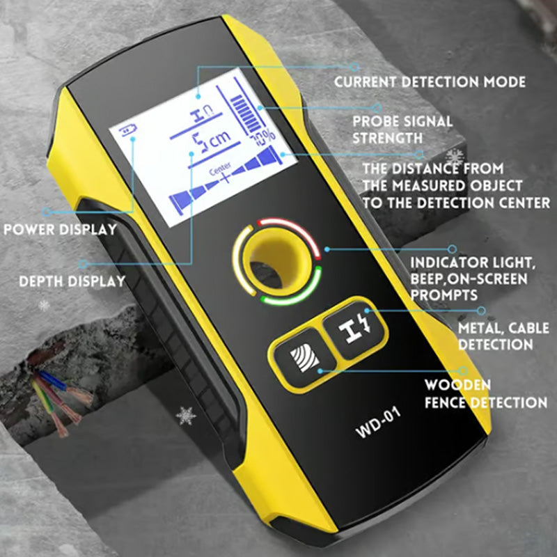 Metaaldetector Muurstud Scanner met positioneergat
