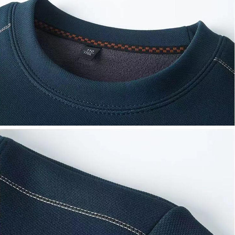 Premie thermische ronde hals sweatshirt voor heren