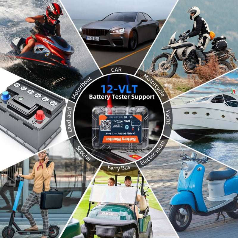 BM6 12V Wireless Bluetooth Car Battery Monitoring Tester