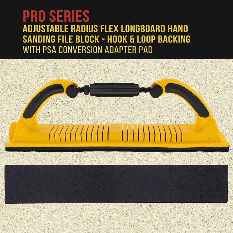 Verstelbaar Radius Flex Longboard Schuurvijl Hand Slijper