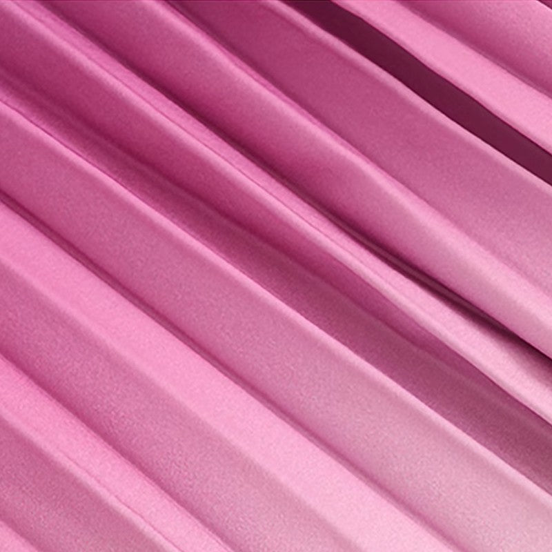 🌈50 % korting op de zomer uitverkoop🎉Geplooide halternekjurk met kleurverloop