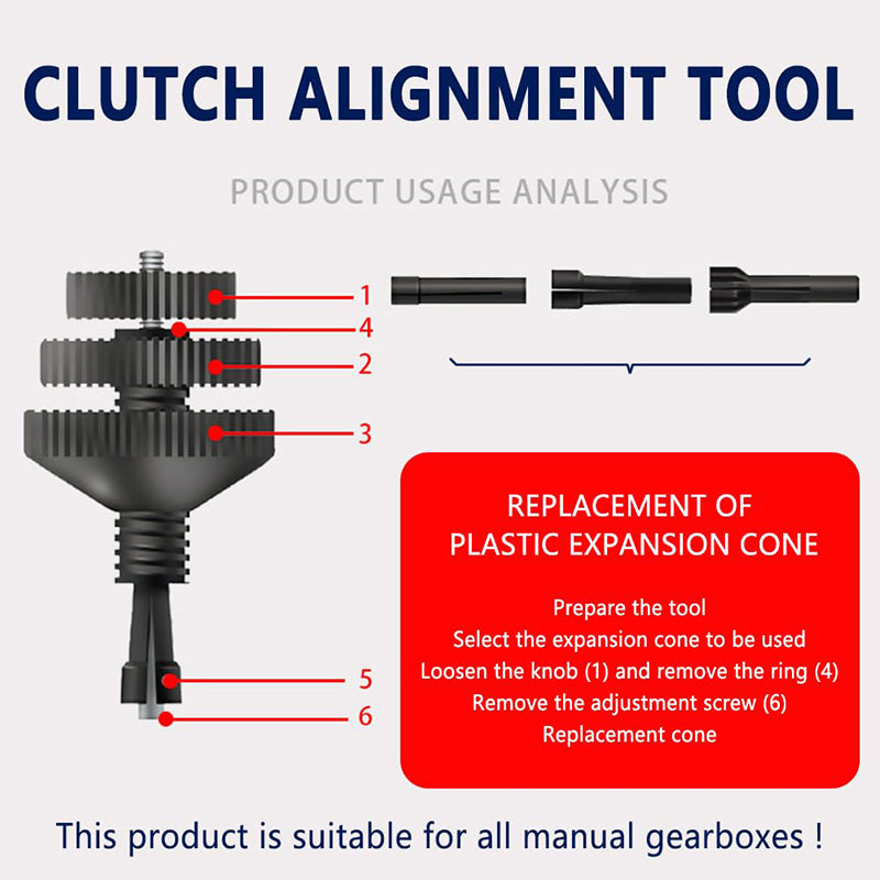 Single Disc Clutch Uitlijning Tool (50% UIT)